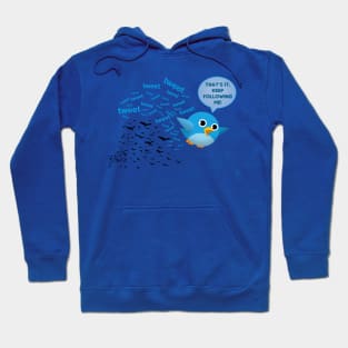 Funny Bird Social Media Cartoon Parody Hoodie